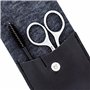 Kovira Kit Sourcil Ciseaux Sourcils et Brosse Sourcils pour Tailler et Façonner - Ciseaux a Sourcils 8,9 cm au Total - Lames Aff