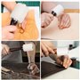 Handi Stitch Maillet Cuir - 20,5 cm - Maillet Caoutchouc de Nylon avec Manche en Bois - Outils Cuir pour Couture, Maroquinerie, 