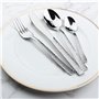 Bon Bubble Set de 24 couverts de table - Ménagère en acier inoxydable