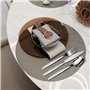 Bon Mosaic Set de 24 couverts de table - Ménagère en acier inoxydable