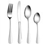 Bon Baguette Set de 24 couverts de table - Ménagère en acier inoxydable