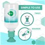 Focus Station De Lavage Oculaire D'Urgence Double Avec Support - Complet