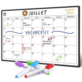 Smart Panda A3 Calendrier Magnétique Pour Frigo - Planifier Les Repas Familiaux