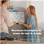 Smart Panda A3 Calendrier Magnétique Pour Frigo - Planifier Les Repas Familiaux, Listes De Courses ou Une Aide A L’étude - Table