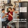 Smart Panda A3 Calendrier Magnétique Pour Frigo - Planifier Les Repas Familiaux, Listes De Courses ou Une Aide A L’étude - Table