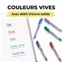 Marqueurs pour Tableaux Blancs par SmartPanda – Double Pointe, Médium et Fine – Effaçable à sec, Parfait pour une Utilisation à 