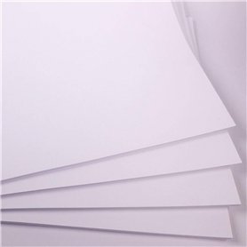 Lot de 50 grandes cartes A2 blanches brillantes pour travaux manuels 180 g/m²