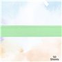 Lot de 50 feuilles de papier cartonné A4 vert menthe 160 g/m² pour imprimante photocopieuse
