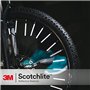 Salzmann Lot de 72 réflecteurs de Rayons de Roue de vélo brevetés avec matériau réfléchissant Scotchlite 3M – Compatible avec To