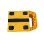 KATSU Lot de 4 Stabilisateur pour Cric de Caravane Patins avec Poignée et Caoutchouc Antidérapant, Plaques de Support pour Campi
