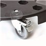 KATSU Chariot de Rangement Transport pour Pneus, 136kg Capacité, Chariot à roulettes avec 4 Roues Pivotantes avec Frein pour Dép