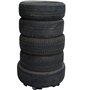 KATSU Chariot de Rangement Transport pour Pneus, 136kg Capacité, Chariot à roulettes avec 4 Roues Pivotantes avec Frein pour Dép