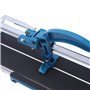 KATSU 600mm Coupe-Carreaux Manuel Professionnel avec Rail Coulissant Unique et Guide Laser, Aluminium Base, pour Coupe de Précis