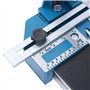 KATSU 600mm Coupe-Carreaux Manuel Professionnel avec Rail Coulissant Unique et Guide Laser, Aluminium Base, pour Coupe de Précis