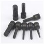 KATSU 1/2" Jeu de Douilles Longues À Chocs Hex Allen 8 Pièces, 5mm-19mm Métrique Robuste Clé Embouts à Douille, Outil de Réparat