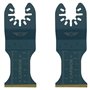 2 x TopsTools FA35ACT_2 Changement rapide en carbure de tungstène Lames de Heavy Metal pour Dewalt Bosch Fein (Pas StarLock) Mak