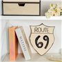 Creative Deco 2 x Formes Bouclier Bois | 30x24cm | Découpes Contreplaqués Non Peints | Decoration Tag Ornement Suspendus à Accro