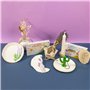 Creative Deco Pate a Modeler Argile Blanche 500g Autodurcissant | Argile sans Cuisson | Loisir Creatif Enfants Débutants Adultes