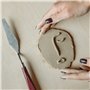 Creative Deco Pate a Modeler Argile Autodurcissante | 520g | Cuire 1100°C | Loisir Creatif Enfants Débutants et Adultes | Réutil