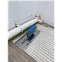 OX Trade Truelle crantée en acier inoxydable Bleu/argenté 10 mm