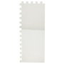 OX Trade Truelle crantée en acier inoxydable Bleu/argenté 10 mm
