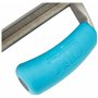 OX Trade Truelle crantée en acier inoxydable Bleu/argenté 10 mm