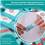Medi Grade Sachet de Sel Nasal de Rinçage 100% Naturel - Sel Nasal - Solution Nasale - Kit de Lavage du Nez avec Pochette - Irri