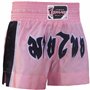 Farabi Sports Muay Thai Shorts - Short d'entraînement MMA Arts Martiaux Shorts de Boxe (Pink, X-Small)