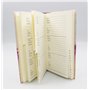Carnet d'adresses de A à Z avec couverture rigide et souple (marbre)
