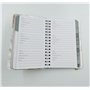 Livre de mots de passe A-Z Bloc-notes à onglets pour les informations de connexion Internet. Carnet de notes en marbre de petite