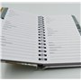 Livre de mots de passe A-Z Bloc-notes à onglets pour les informations de connexion Internet. Carnet de notes en marbre de petite