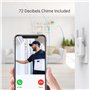 EZVIZ Kit caméra de sonnette vidéo filaire avec carillon, Wi-Fi double bande 2,4 GHz/5 GHz, détection humaine AI, vision nocturn