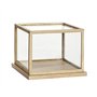 Hübsch Petite vitrine en chêne avec cadre en bois de 24 cm