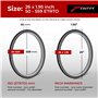 95 Pouces avec 2X Chambre à Air 26 Pouces Schrader - Pair Foldable Tire Velo 50-559 pour Montagne