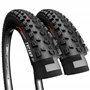 Fincci Pneu VTT 26 x 2.25 Pouces - Paire Pliable Pneus Pouces 57-559 - Encamp Pneu pour de Ville Bicyclette