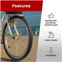 Fincci Pneu Velo 700x32c - Paire Pneus 28 Pouces, 32-622 avec Protection Antiponcture Anti-Crevaison 1 mm pour Vélo de Route, VT