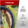 Fincci Paire Pneus VTT 27.5 x 2.35 Pouces 60-584 Pliable Pneu Velo Maori pour VTC Montagne Fuoristrada Vélo Bicyclette avec 27.5