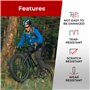 Fincci Chambres à Air Fatbike VTT 26 x 2.40 Pouces - Paire Chambre a air 26" avec Valve Schrader 48mm pour Route bici, Montagne 