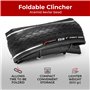 Fincci Paire Pneus 700x38c - Réfléchissant Pneus avec Protection Antiponcture Anti-Crevaison 3mm - pour 28-29 Pouces Route VTT H