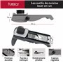 7-en-1 Réglable Acier Inox Mandoline Cuisine Coupe Legume Multifonctions - Mandoline Professionnelle Cuisine - Trancheur de Légu