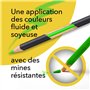 Castle Art Supplies Lot de 120 crayons de couleur avec fermeture éclair | Mines de couleur souples de qualité pour artistes adul