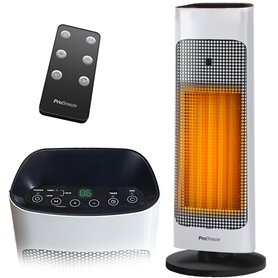 Pro Breeze Radiateur Soufflant Colonne 2000W avec télécommande et écran LED