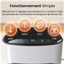 Pro Breeze Radiateur Soufflant Colonne 2000W avec télécommande et écran LED, Chauffage d'appoint, Mode ECO économe en énergie, O