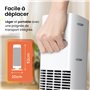 Pro Breeze Radiateur Soufflant Colonne 2000W avec télécommande et écran LED, Chauffage d'appoint, Mode ECO économe en énergie, O
