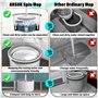 ARSUK Seau à Spin Mop et Nettoyage des Sols | Mécanisme Séparé pour Eau Propre et Sale | Conception Compacte 2L, 2 Tampons Micro