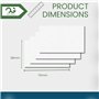 OfficeGear Lot de 25 feuilles de 525 étiquettes de prix pour codes-barres A4 120 g/m² - 38 x 70 mm - Carte micro-perforée non ad