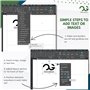OfficeGear Lot de 25 feuilles de 525 étiquettes de prix pour codes-barres A4 120 g/m² - 38 x 70 mm - Carte micro-perforée non ad
