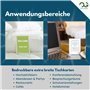 OfficeGear Lot de 25 cartes de tente extra larges 1-up (25 feuilles) perforées imprimables A4 190 g/m² pliantes pour divers évén