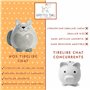 SPOTTED DOG GIFT COMPANY Tirelire Enfant, Céramique Tirelire Originale pour Filles Garçons et Adulte, Mignon Chat Themé Maison C