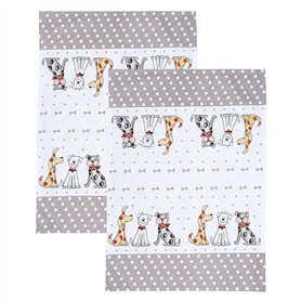 SPOTTED DOG GIFT COMPANY Torchon Cuisine Lot de 2